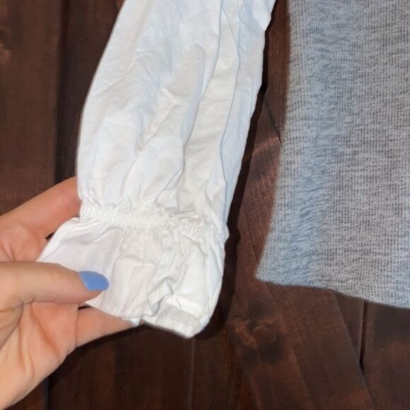 SLATE & WILLOW Two-Tone Sweater, Size XS - Picture 2 of 3